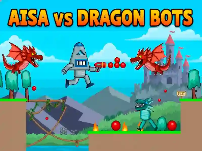 თამაში Aisa Vs Dragon Bots ონლაინ