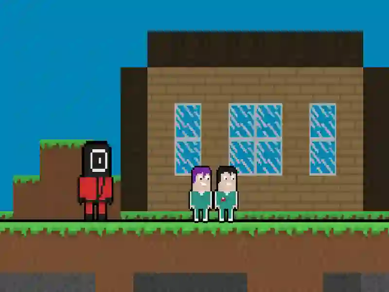 თამაში Squid გაქცევა, მაგრამ blockworld ონლაინ