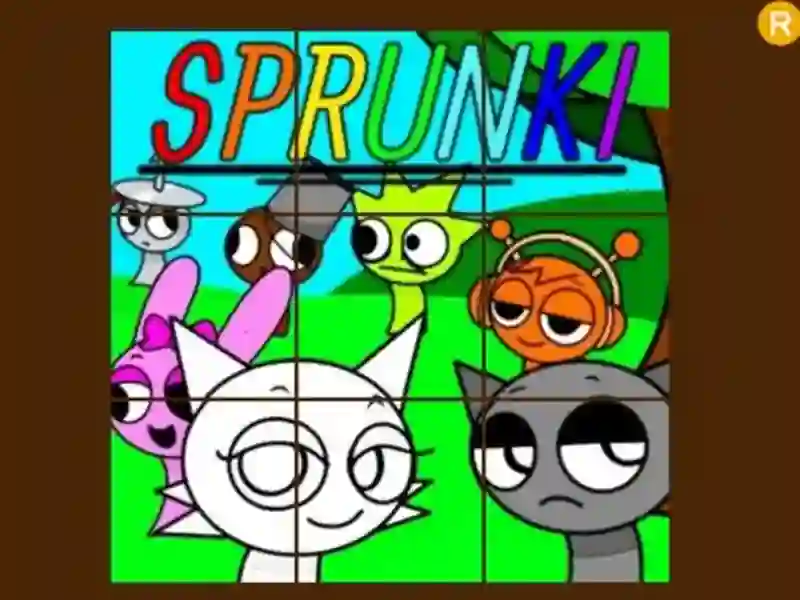 თამაში Sprunki Sliding Puzzle ონლაინ