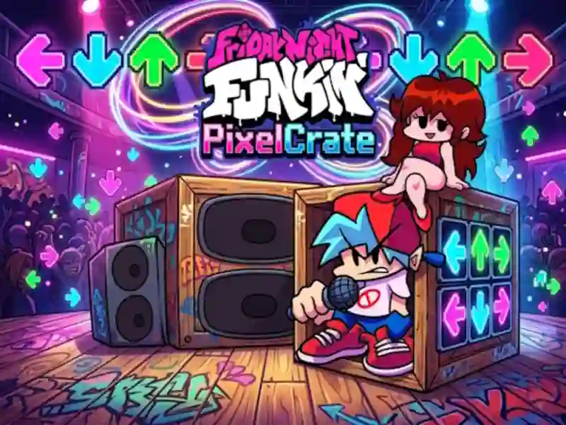 თამაში Friday Night Funkin PixelCrate ონლაინ