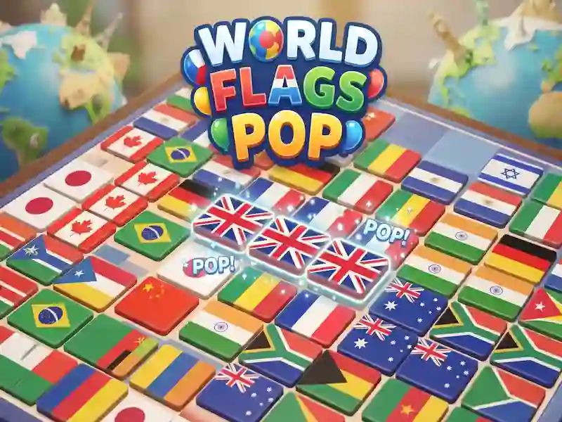 თამაში World Flags Pop ონლაინ