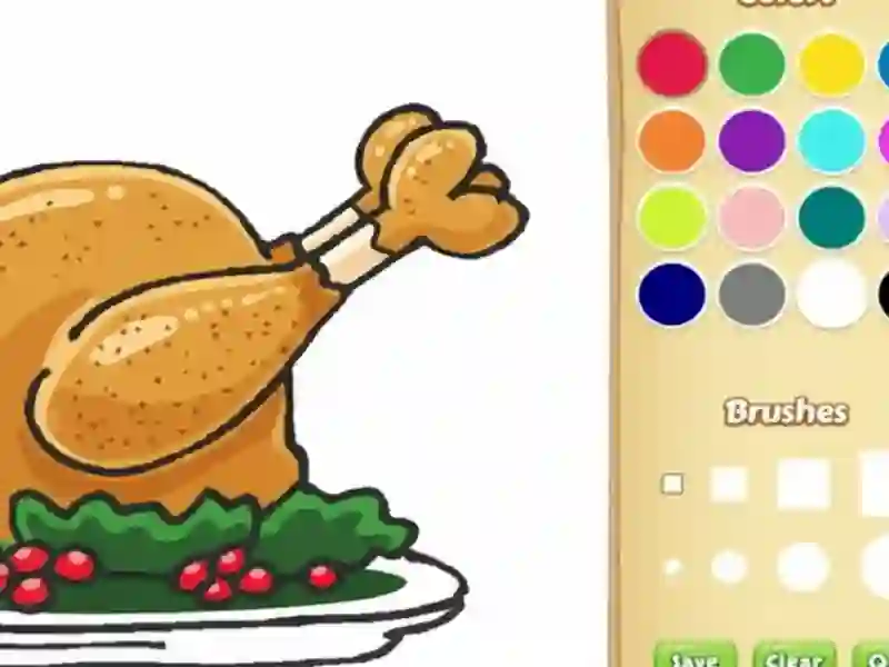 თამაში საკვების შეღებვის წიგნი ბავშვებისთვის ონლაინ