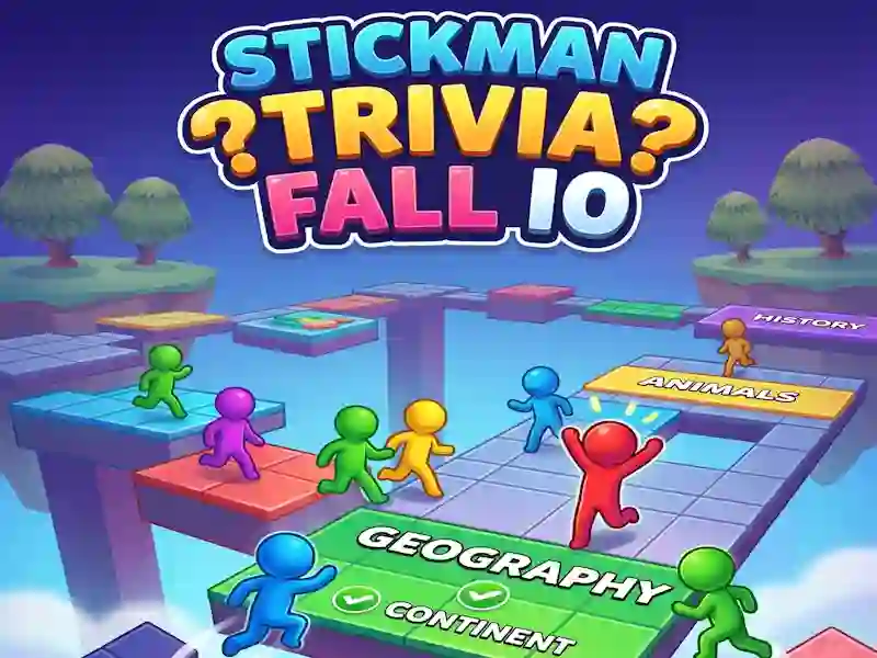 თამაში Stickman Trivia Fall IO ონლაინ
