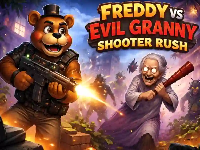 თამაში Freddy vs Evil Granny Shooter Rush ონლაინ