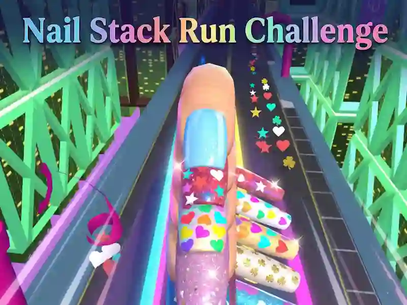თამაში Nail Stack Run Challenge ონლაინ