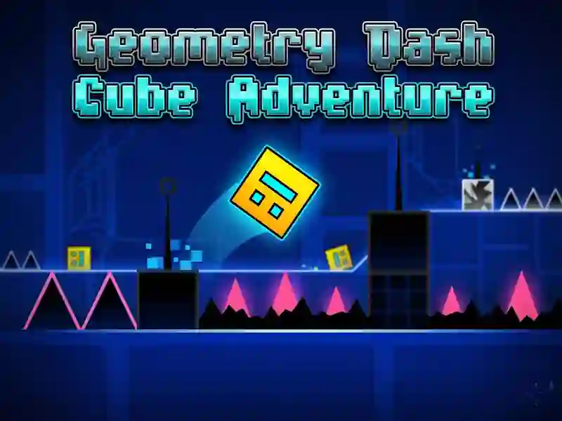 თამაში Geometry Dash Cube Adventure ონლაინ
