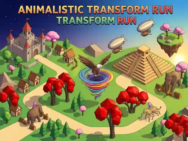 თამაში Animalistic Transform Run ონლაინ