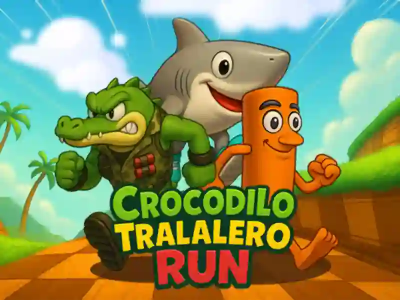 თამაში Crocodilo Tralalero Run Run ონლაინ