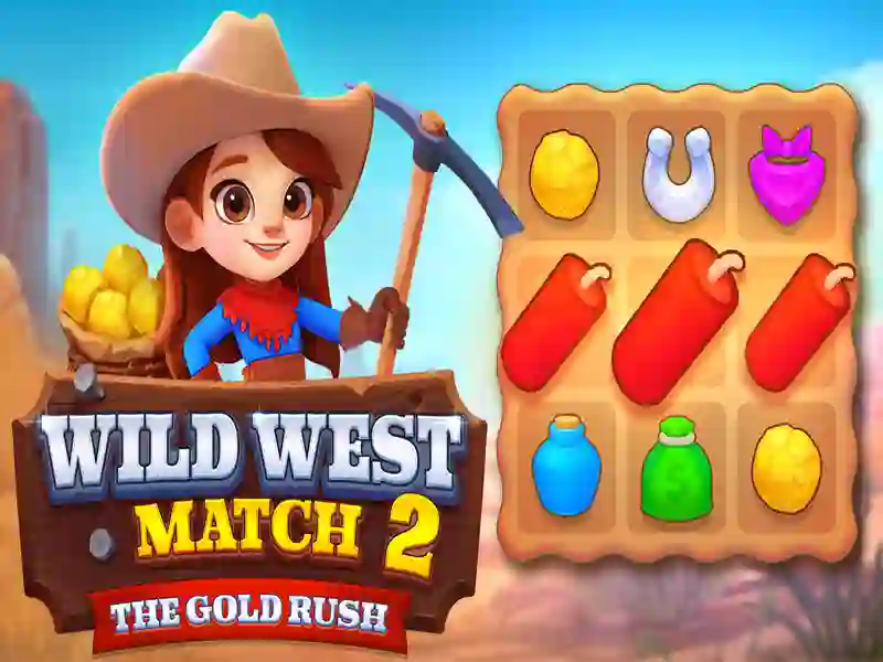 თამაში Wild West Match 2: Gold Rush ონლაინ