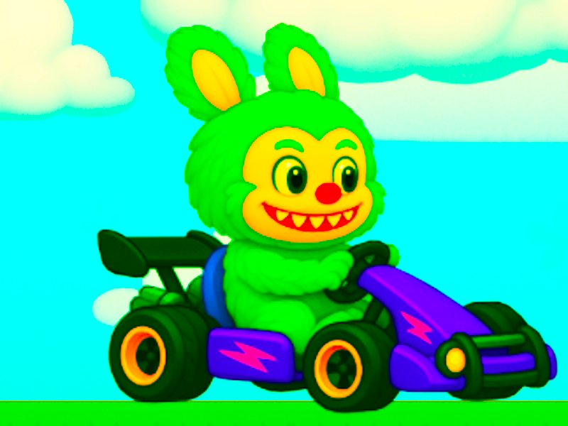 თამაში LABUBU GOKART ონლაინ