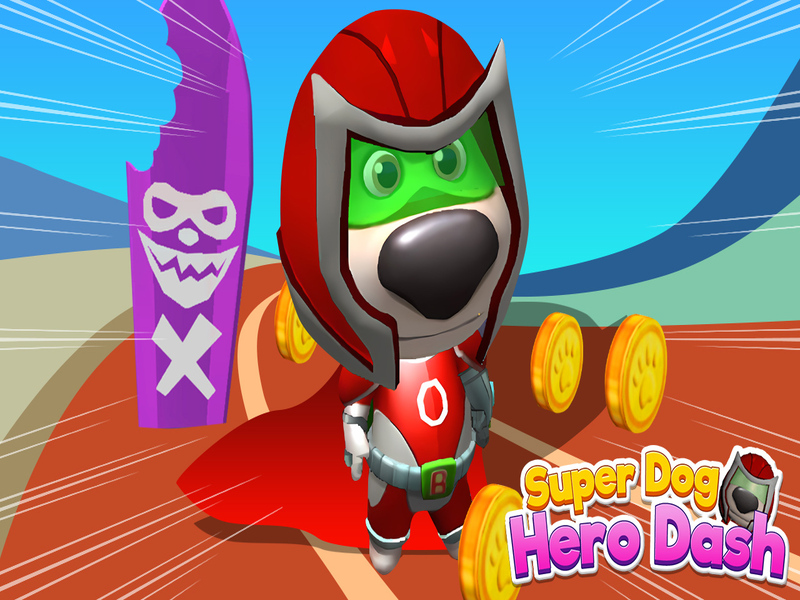თამაში Super Dog Hero Dash ონლაინ