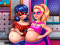 თამაში Hero Dolls ორსული BFFs  ონლაინ