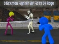 თამაში Stickman მებრძოლი 3D: რისხვის მუშტები ონლაინ