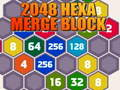 თამაში 2048 ჰექსაგონი გაწვდილი ბლოკი ონლაინ