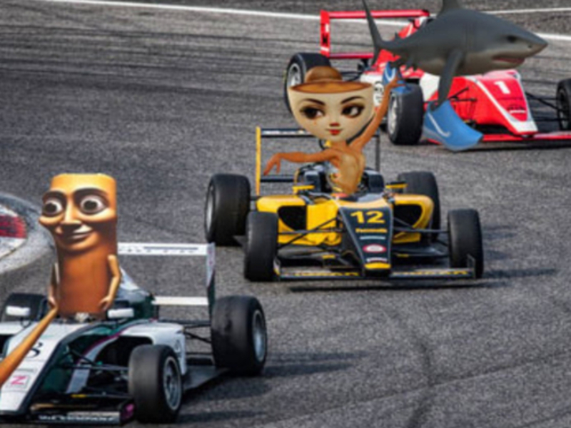 თამაში Brainrot Tung Tung Racing ონლაინ
