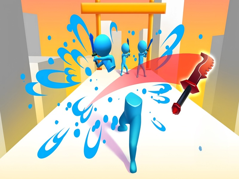 თამაში ხმლის თამაში! Ninja Slice Runner ონლაინ