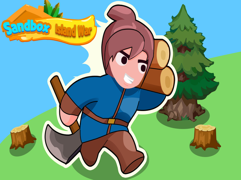 თამაში Sandbox Island War ონლაინ