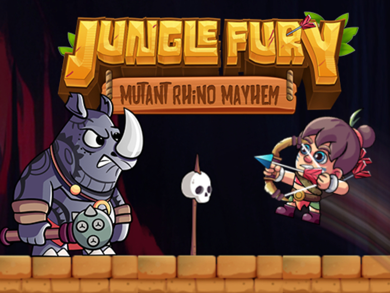 თამაში Jungle Fury Mutant Rhino Mayhem ონლაინ