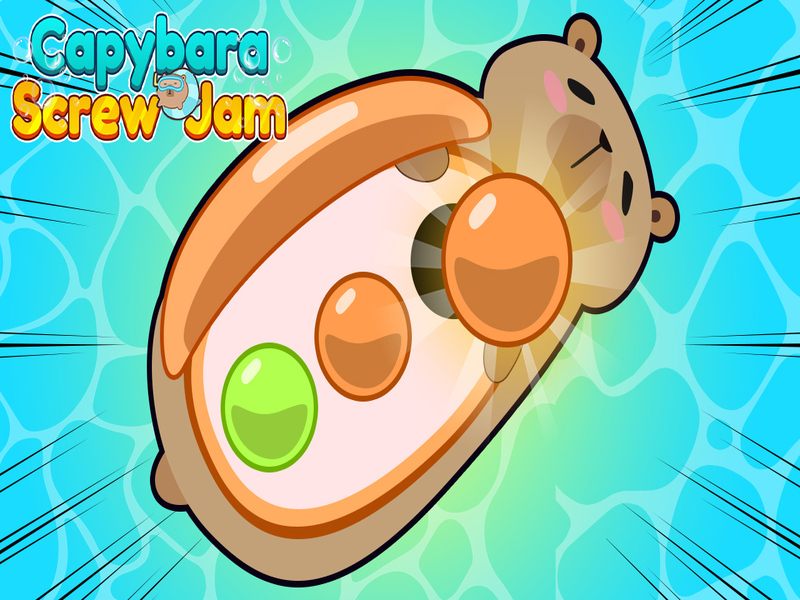 თამაში Capybara Screw Jam ონლაინ