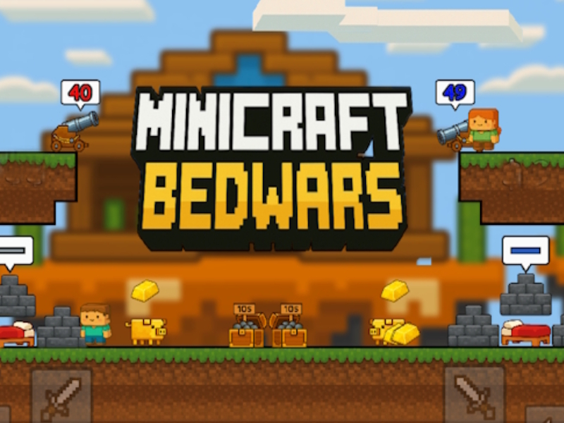 თამაში Minicraft საწოლები ონლაინ