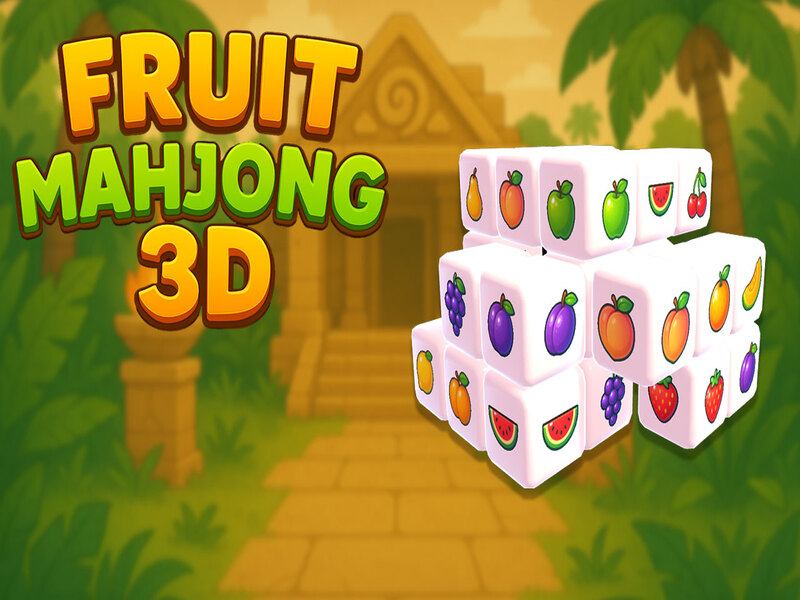 თამაში ხილი Mahjong 3D ონლაინ