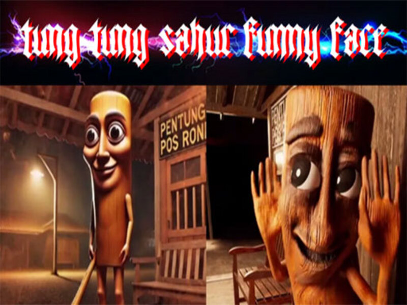 თამაში Tung Tung Sahur სასაცილო სახე ონლაინ