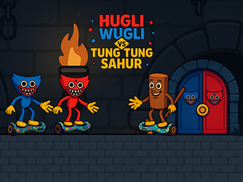 თამაში Hugli Wugli vs Tung Tung Sahur ონლაინ