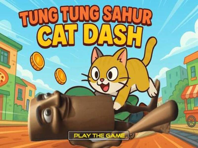 თამაში Tung Tung Sahur Cat Dash ონლაინ