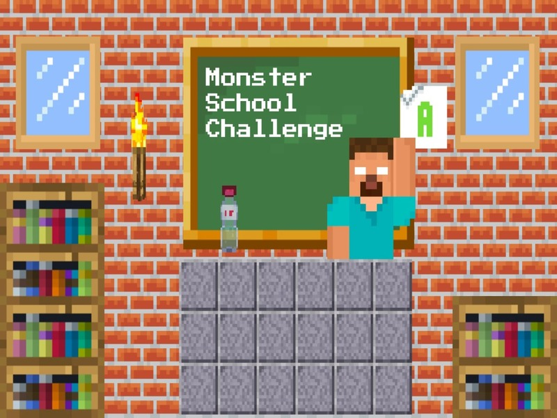 თამაში Monster School Challenge ონლაინ
