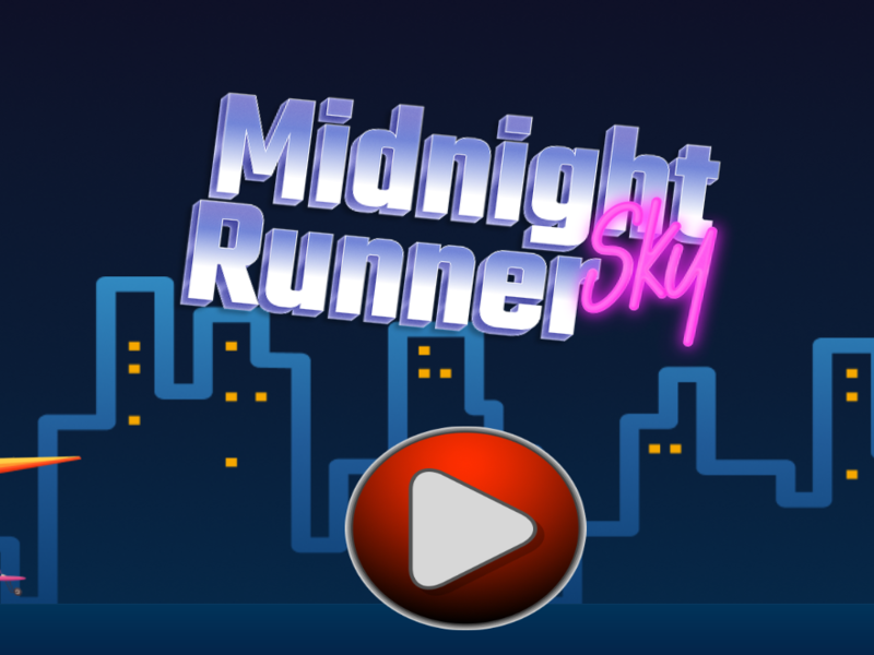 თამაში Midnight Sky Runner ონლაინ