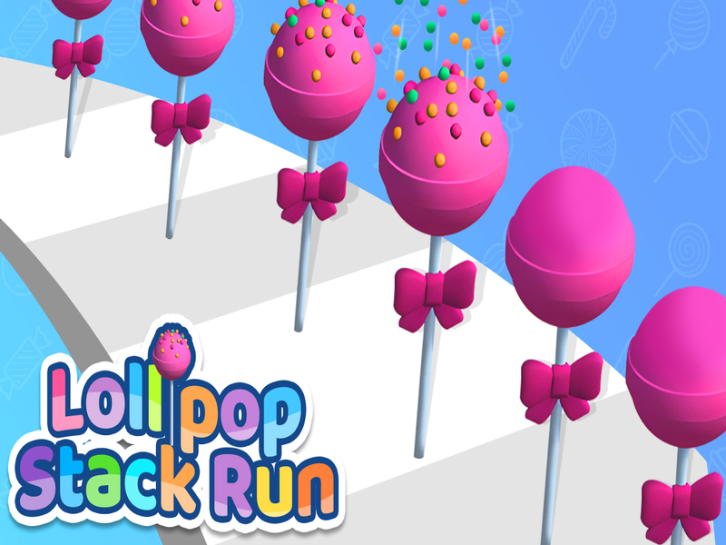 თამაში Lollipop Stack Run ონლაინ