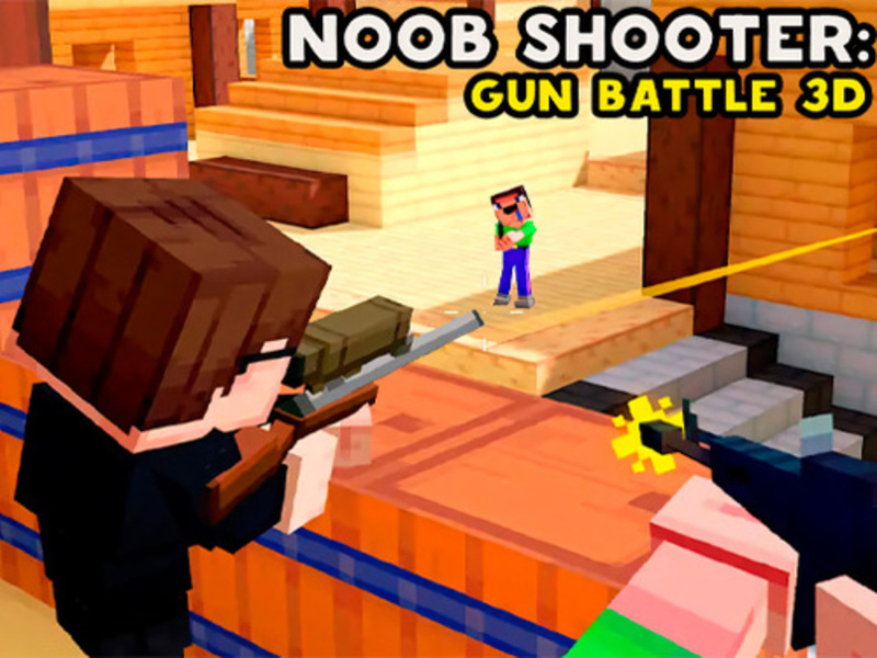 თამაში Noob Shooter: Gun Battle 3D ონლაინ