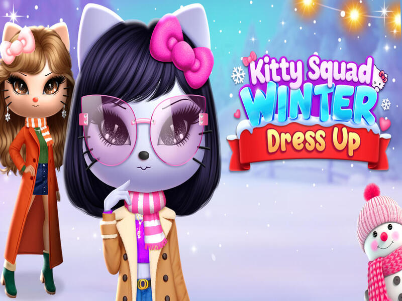 თამაში Kitty Squad ზამთრის კაბა ონლაინ