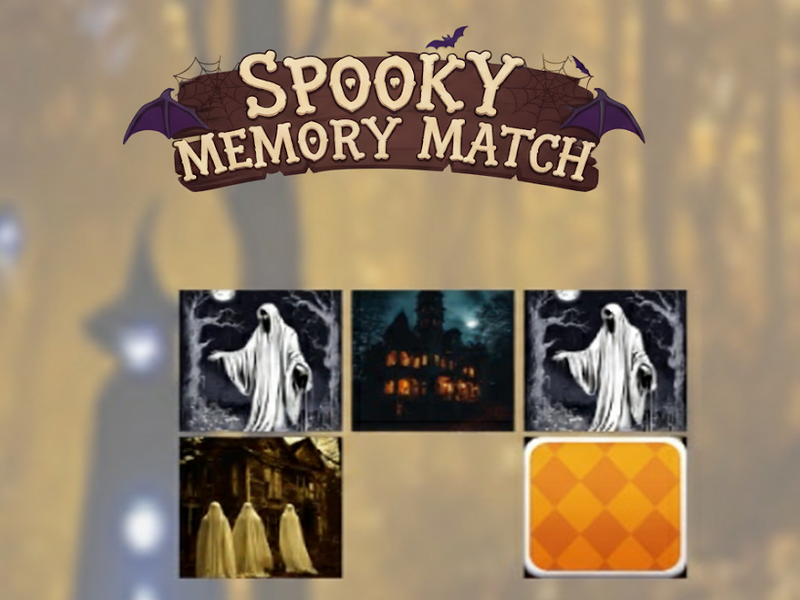 თამაში Spooky მეხსიერების მატჩი ონლაინ