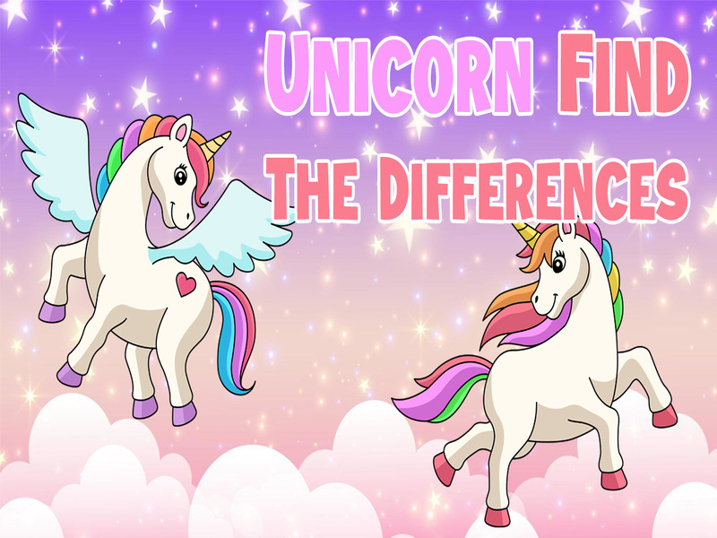 თამაში Unicorn იპოვნეთ განსხვავებები ონლაინ