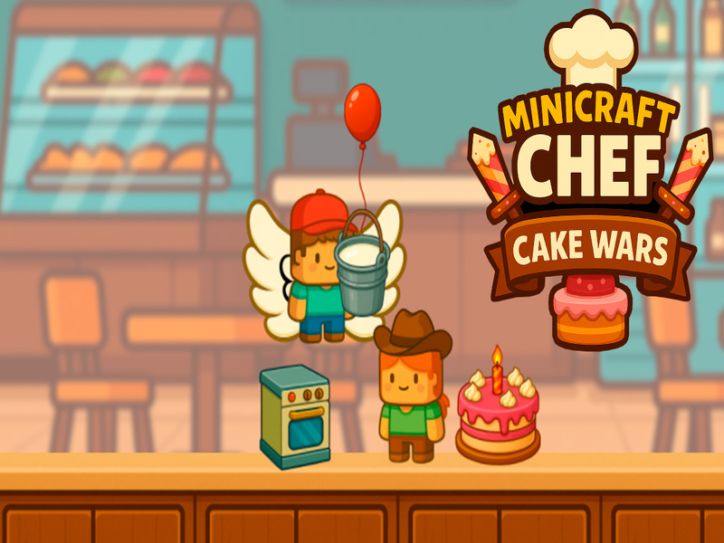 თამაში Minicraft Chef Cake Wars ონლაინ